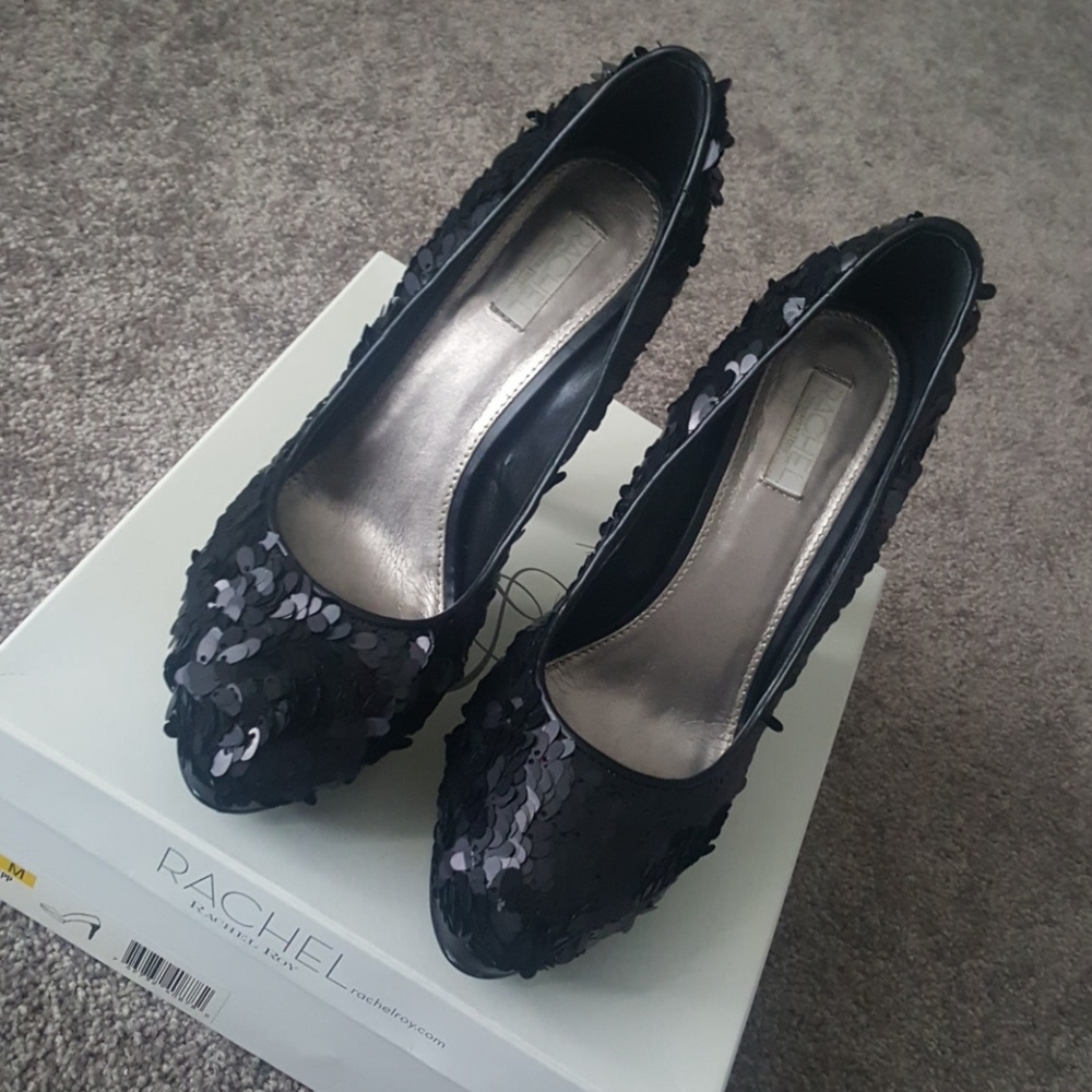 Rachel Roy Sequin pumps